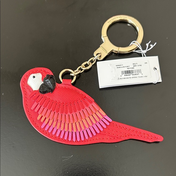 kate spade Handbags - Kate Spade NWT Multicolor Leather Parrot Key Chain